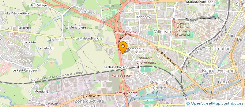 localisation de l'entreprise LG1  RENNES