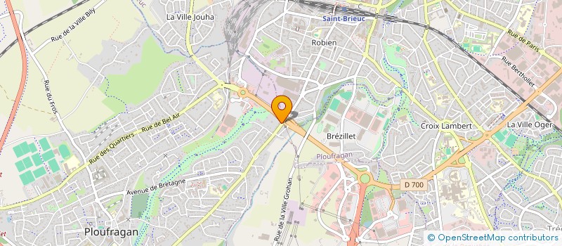 localisation de l'entreprise LG1  PLOUFRAGAN