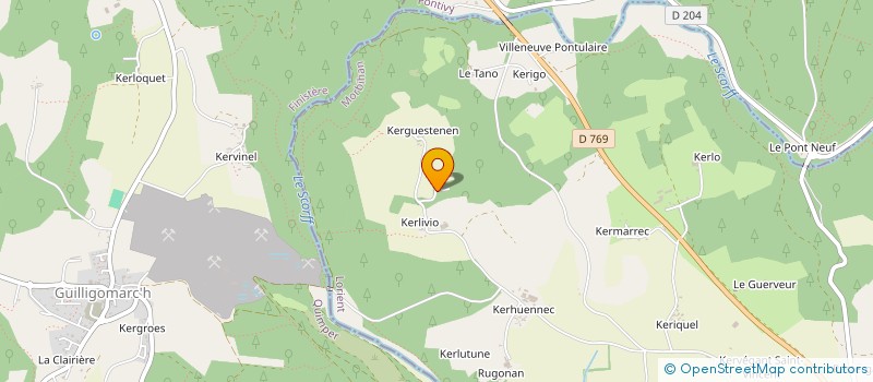 localisation de l'entreprise LG2  CALAN