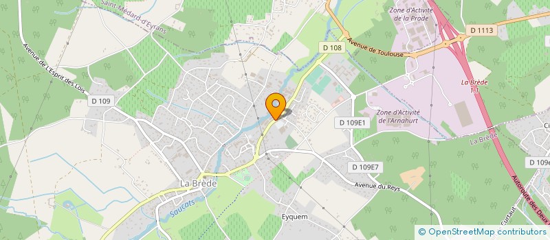 localisation de l'entreprise LG2 à LA BREDE