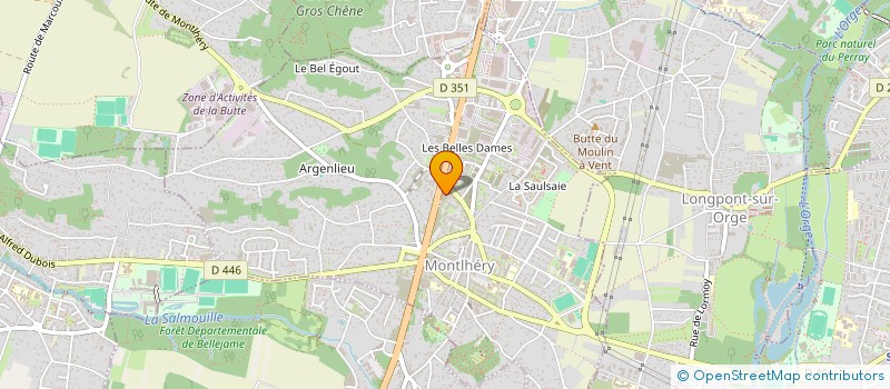 localisation de l'entreprise LG2  MONTLHERY