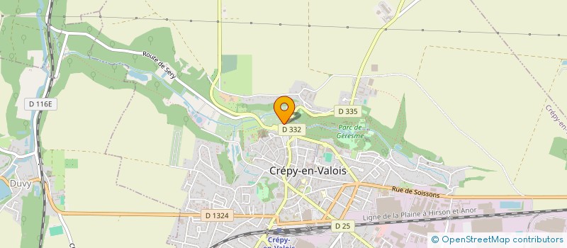 localisation de l'entreprise LG2A  CREPY-EN-VALOIS