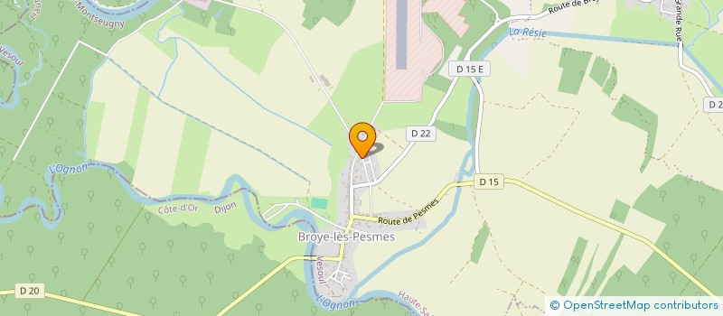 localisation de l'entreprise LG2C.21  BROYE-AUBIGNEY-MONTSEUGNY