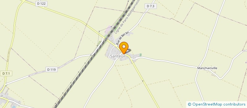 localisation de l'entreprise LG2H à SANTEUIL