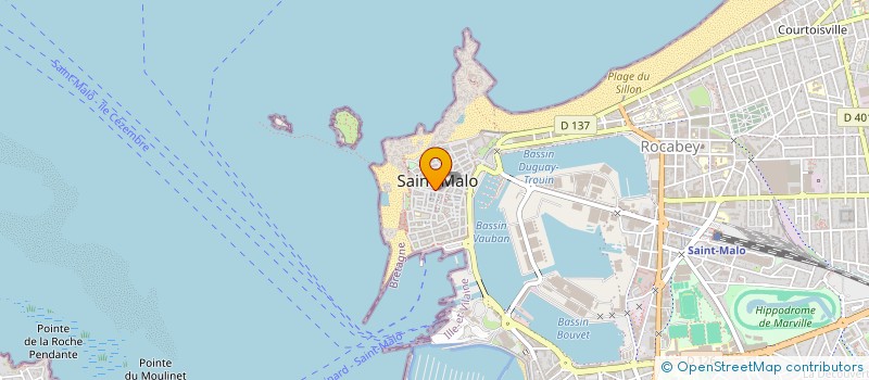 localisation de l'entreprise LG2M à SAINT-MALO