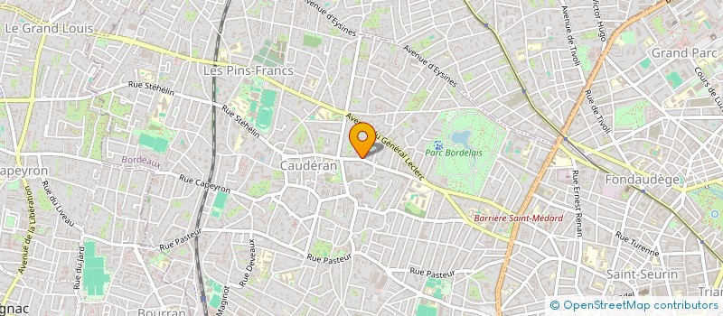 localisation de l'entreprise LG2M  BORDEAUX