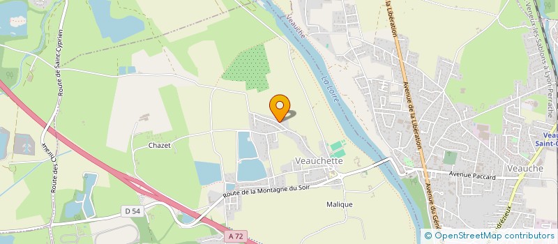 localisation de l'entreprise LG2M à VEAUCHETTE