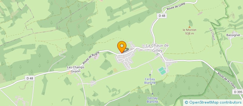 localisation de l'entreprise LG2M IMMO  LA CHAUX