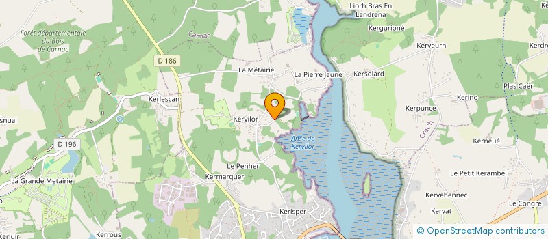 localisation de l'entreprise LG56 COUVERTURE  LA TRINITE-SUR-MER