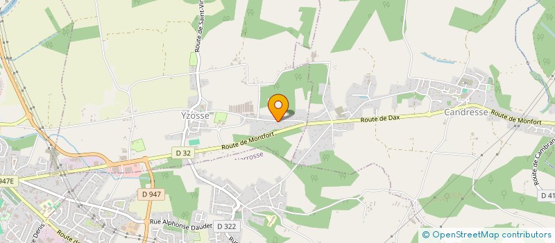 localisation de l'entreprise LGA  YZOSSE