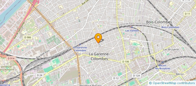 localisation de l'entreprise LGA 55 à LA GARENNE-COLOMBES