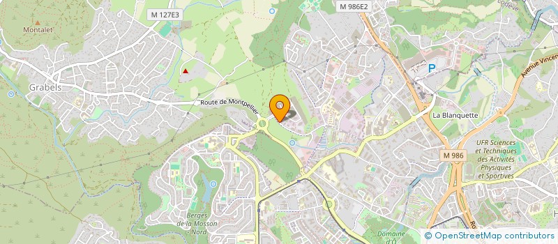 localisation de l'entreprise LGA  GRABELS