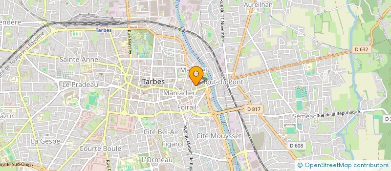 localisation de l'entreprise LGA  TARBES