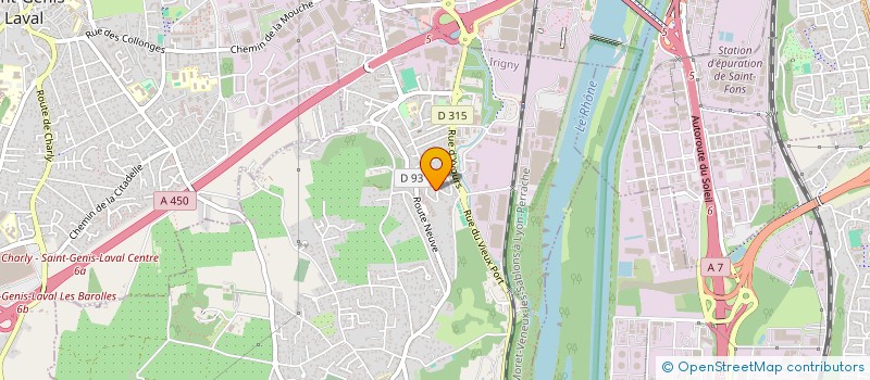 localisation de l'entreprise LGA CONSULTING  IRIGNY