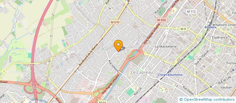 localisation de l'entreprise LGA DEV  WASQUEHAL