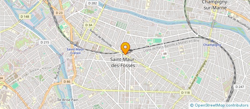 localisation de l'entreprise LGA IMMO SUD à SAINT-MAUR-DES-FOSSES