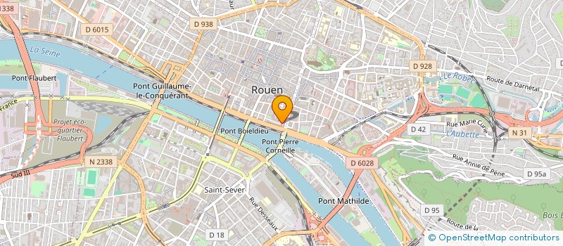 localisation de l'entreprise LGA IMMOBILIER à ROUEN