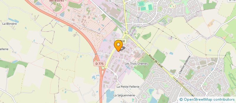 localisation de l'entreprise LGA INVEST  AVRILLE