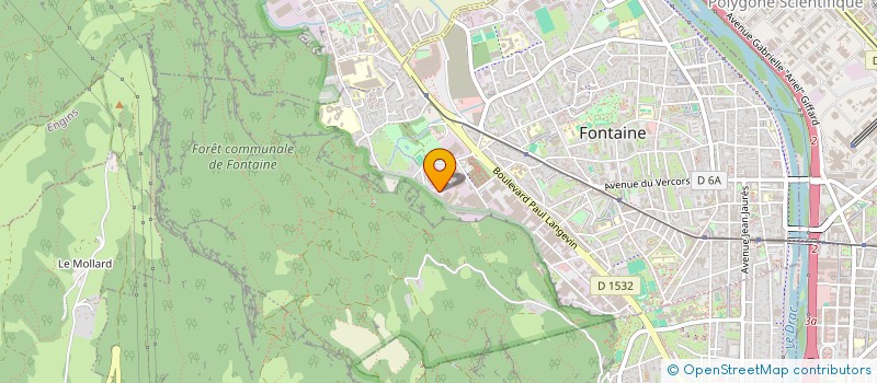 localisation de l'entreprise LGA URIAGE  FONTAINE