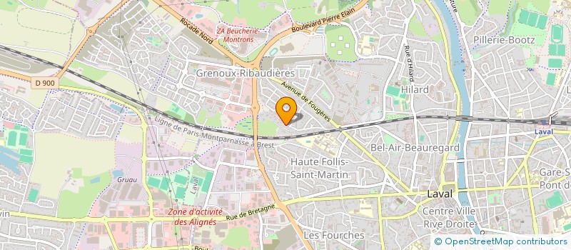 localisation de l'entreprise LGAB à LAVAL