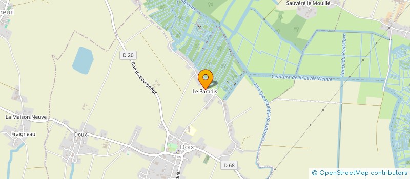 localisation de l'entreprise LGAS  DOIX LES FONTAINES