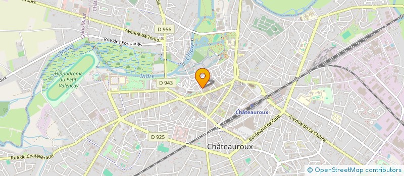 localisation de l'entreprise LGB 36 à CHATEAUROUX