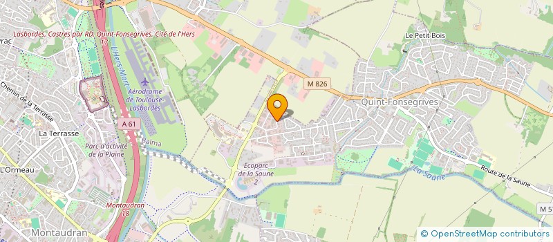 localisation de l'entreprise LGB  QUINT-FONSEGRIVES