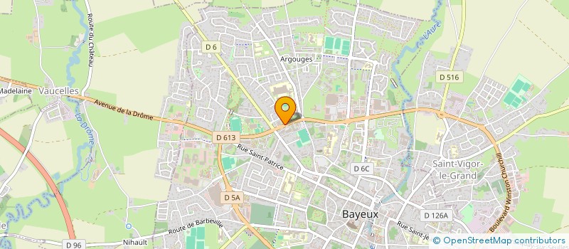 localisation de l'entreprise LGB à BAYEUX