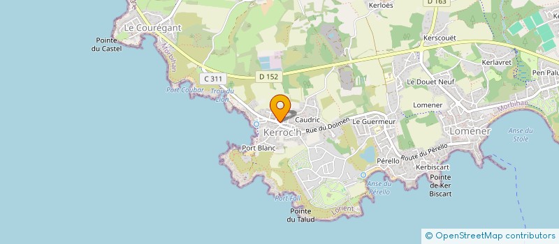 localisation de l'entreprise LGB GESTION à PLOEMEUR