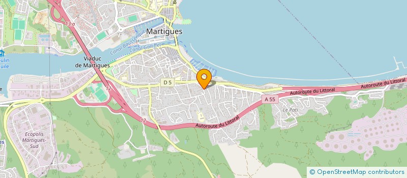 localisation de l'entreprise LGBAS  MARTIGUES