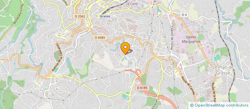 localisation de l'entreprise LGBI ATHENA  GRASSE