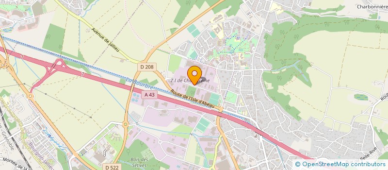 localisation de l'entreprise LGBJ VICAT  BOURGOIN-JALLIEU