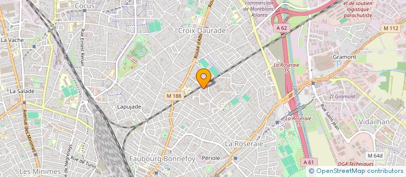 localisation de l'entreprise LGBS à TOULOUSE