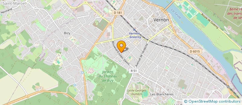 localisation de l'entreprise LGBTQEURO  VERNON