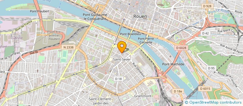 localisation de l'entreprise LGC à ROUEN