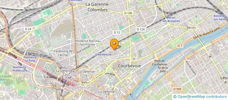 localisation de l'entreprise LGC à COURBEVOIE