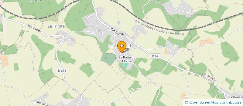 localisation de l'entreprise LGC  LE VAL-DAVID