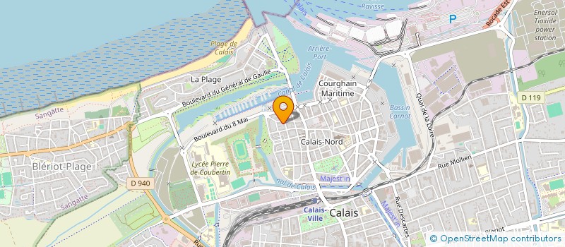 localisation de l'entreprise LGC  CALAIS