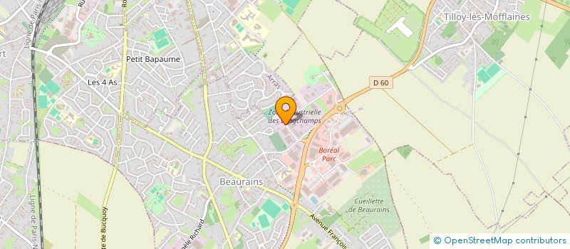 localisation de l'entreprise LGC à BEAURAINS
