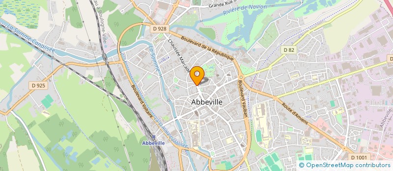 localisation de l'entreprise LGC AUTOS  ABBEVILLE