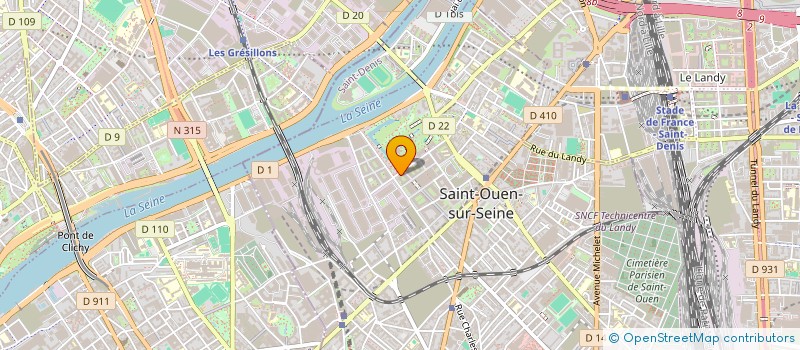 localisation de l'entreprise LGC DOM à SAINT-OUEN-SUR-SEINE