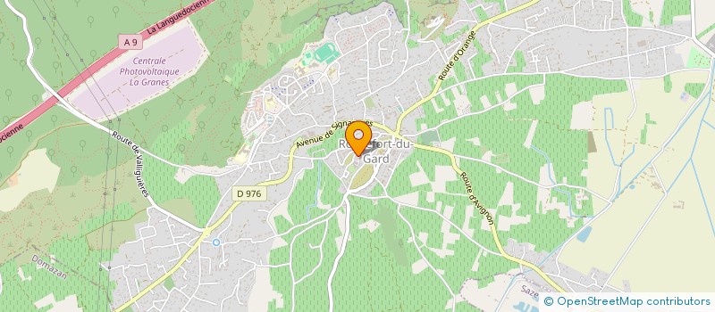 localisation de l'entreprise LGC ENVIRONNEMENT à ROCHEFORT-DU-GARD