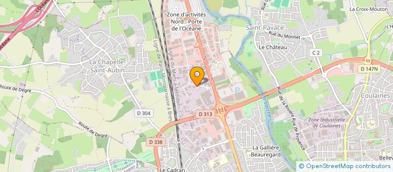 localisation de l'entreprise LGC IMMO à LE MANS