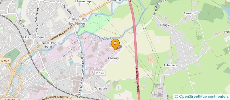 localisation de l'entreprise LGC INDUSTRIE  SAINT-ELOI