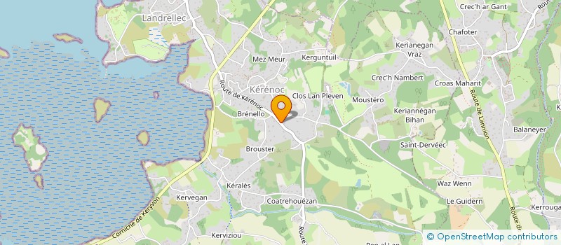 localisation de l'entreprise LGC OUEST à PLEUMEUR-BODOU