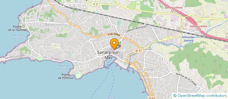 localisation de l'entreprise LGC SANARY à SANARY-SUR-MER