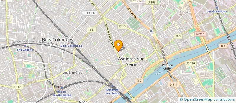 localisation de l'entreprise LGC XIII CONSEILS à ASNIERES-SUR-SEINE