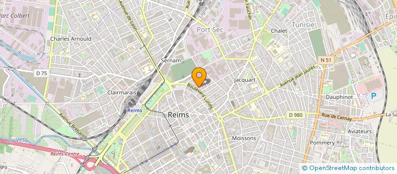 localisation de l'entreprise LGCA POPINCOURT  REIMS