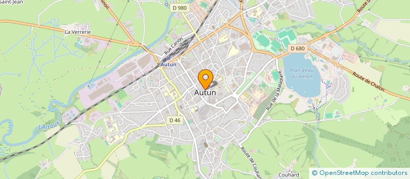 localisation de l'entreprise LGCE à AUTUN