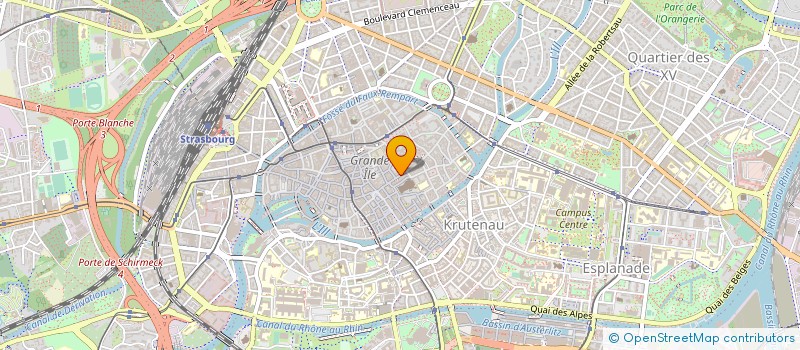localisation de l'entreprise LGCELV à STRASBOURG